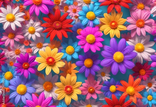 Wallpaper Mural seamless floral pattern Torontodigital.ca