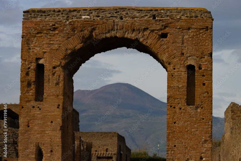 ruins of the Pompeii, Italy
