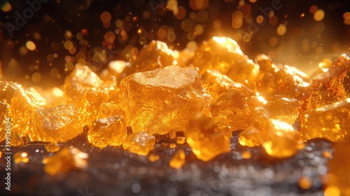 3d render gold,gold,gold isolated on black backroung wiht studio light  