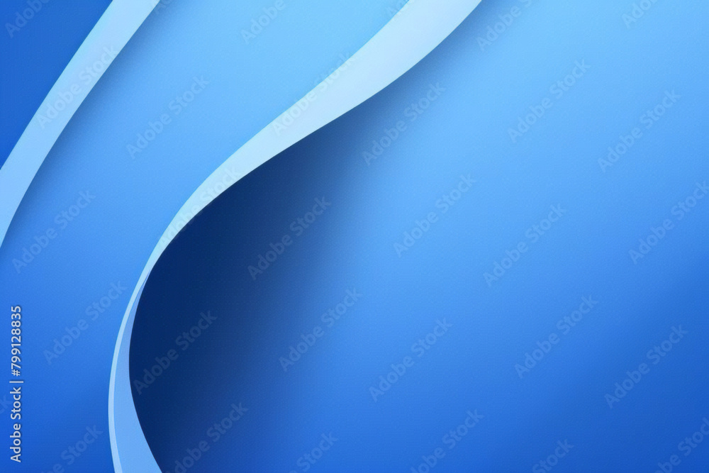 Fond bleu abstrait, conception de courbe bleue forme lisse par couleur bleue avec des lignes floues Fond bleu abstrait, conception de courbe bleue forme lisse par couleur bleue avec des lignes floues