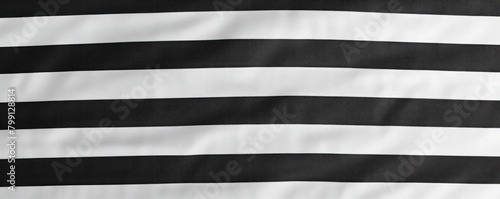 Black white striped natural cotton linen textile texture background blank empty pattern with copy space for product design or text copyspace mock-up 