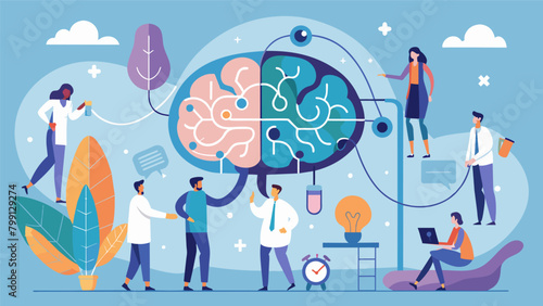 Using advanced technology researchers delicately trace the intricate pathways of the brain unraveling the complexities of human thought..