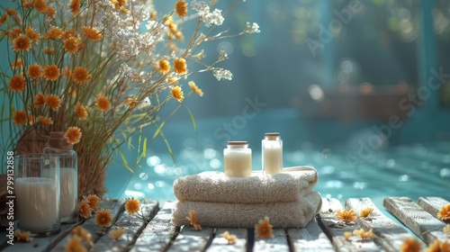 Typical spa still life photo