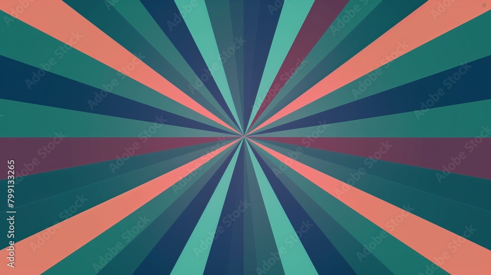 The background with lines leading to the center, symmetrical, 2d flat style, minimalistic, simple.