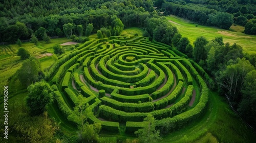nature celtic maze art  16 9
