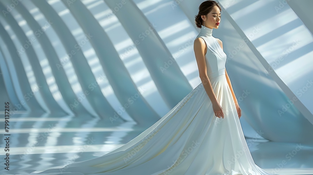 Modern Minimalist Bride with Confidence and Poise Modern Minimalist Bride with Confidence and Poise