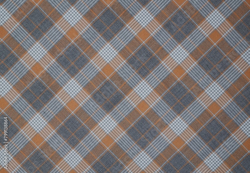 Scottish plaid pattern fabric background texture