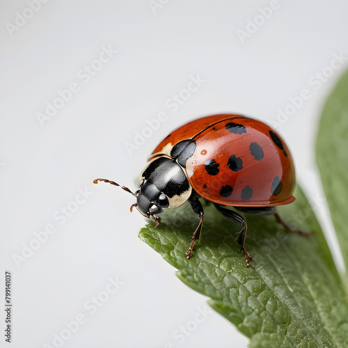 ladybird on a leaf © shiv