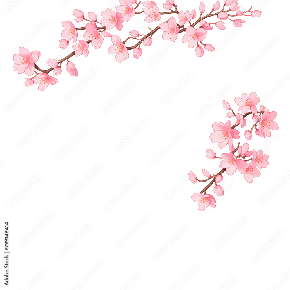 pink cherry blossom isolated pink cherry blossom isolated