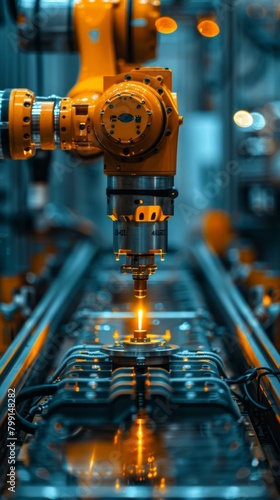 Industrial robot welding