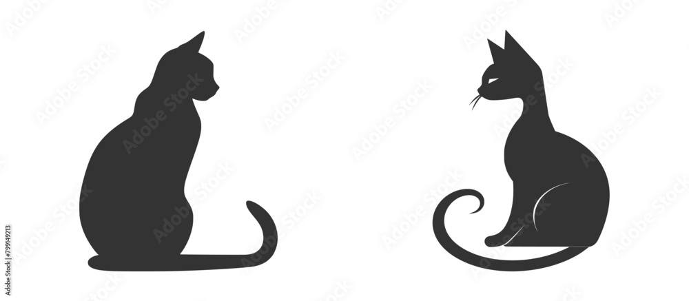 Minimal designs isolated on white background. Vector illustration. AI generated. Minimal designs isolated on white background. Vector illustration. AI generated.