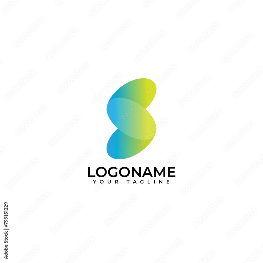 Letter S Love Solutions colorful modern Logo design vector template Letter S Love Solutions colorful modern Logo design vector template