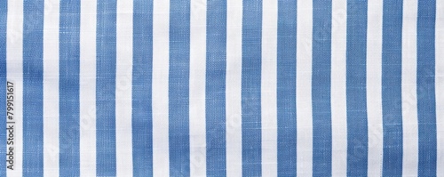 Blue white striped natural cotton linen textile texture background blank empty pattern with copy space for product design or text copyspace mock-up template 