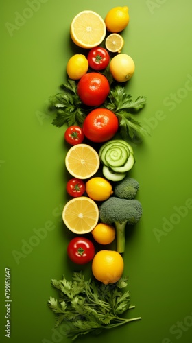 colorful fruits and vegetables
