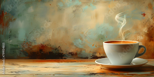 Coffee Corner: A Minimalist Business Illustration