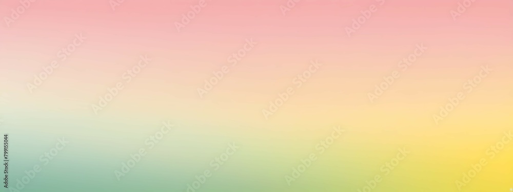 Pastel pink green blue yellow gradient background. Retro neon summer concept. Sunset, sunrise colors. Conceptual design for flyer, poster, music and card
