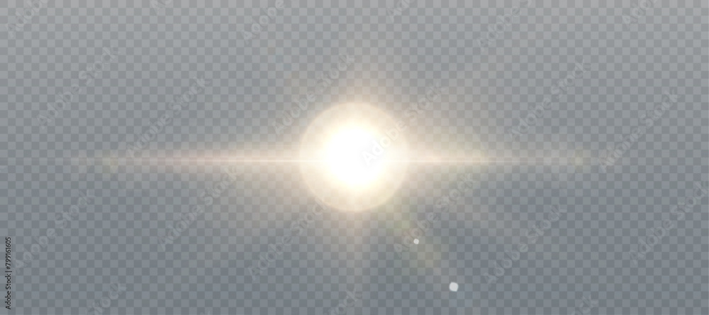 Golden glowing light explodes on a transparent background. with rays and glare. Transparent shining sun, bright flash. Special lens flare effect. Golden glowing light explodes on a transparent background. with rays and glare. Transparent shining sun, bright flash. Special lens flare effect.
