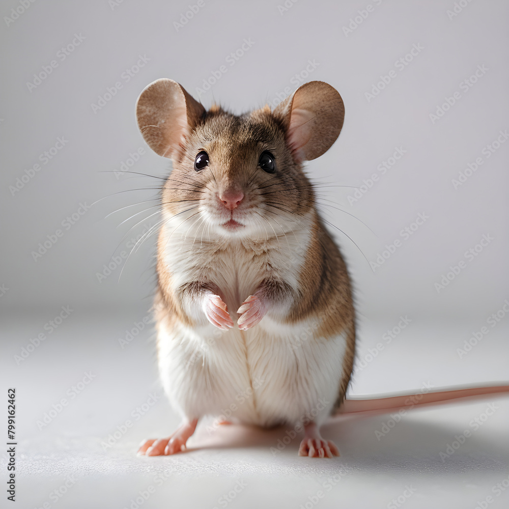 A mouse with a white background that has a nose A mouse with a white background that has a nose