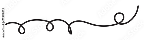 Squiggle line element