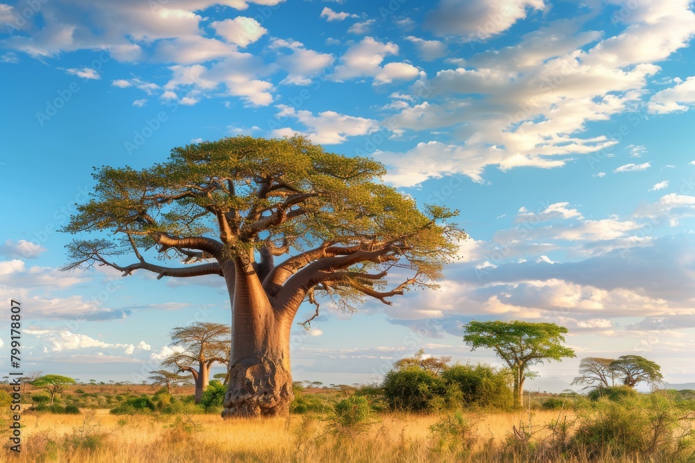 Baobab Tree, Africa Landscape, Madagascar Nature, Baobab Trees, Copy Space