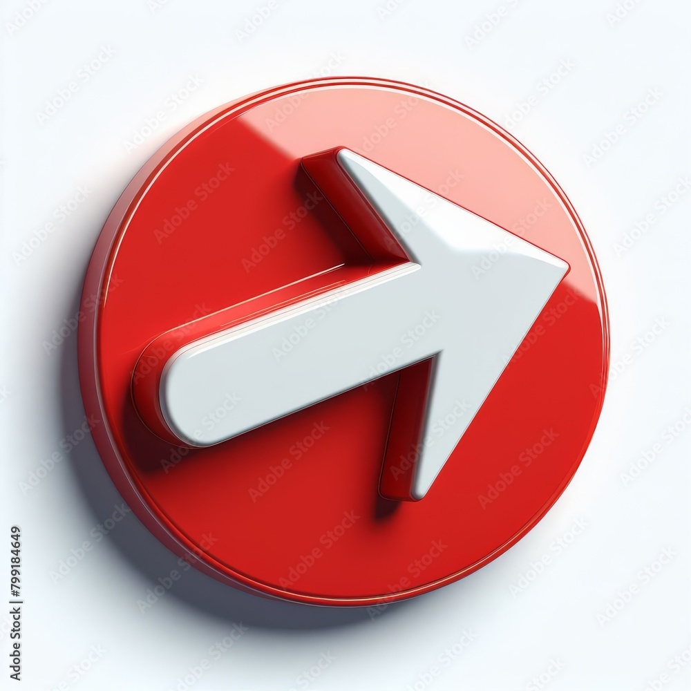 The red arrow shows the direction to the right The red arrow shows the direction to the right
