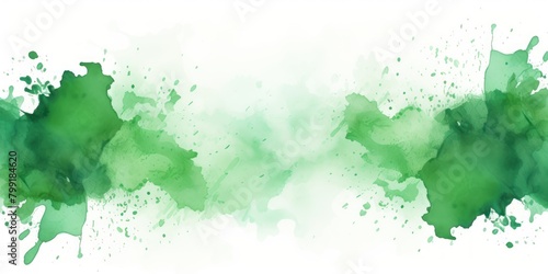 Green splash banner watercolor background for textures backgrounds and web banners texture blank empty pattern with copy space for product 