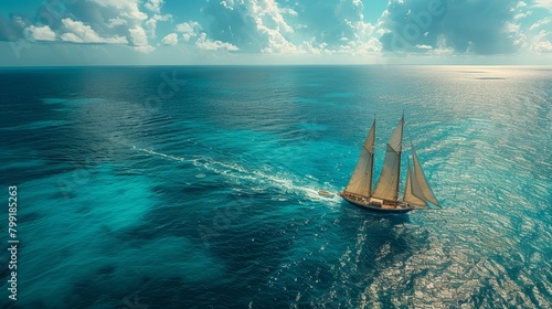Sailing hand in hand, Sarah and Alex discover the Caribbean's splendor--azure seas, secluded bays, and endless skies. 