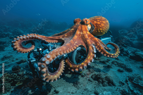 octopus in the sea © ekkarin