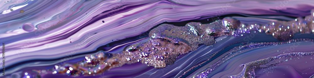 Lavender whispers marble ink drifting gracefully across a wide abstract landscape, twinkling with delicate glitters. Lavender whispers marble ink drifting gracefully across a wide abstract landscape, twinkling with delicate glitters.
