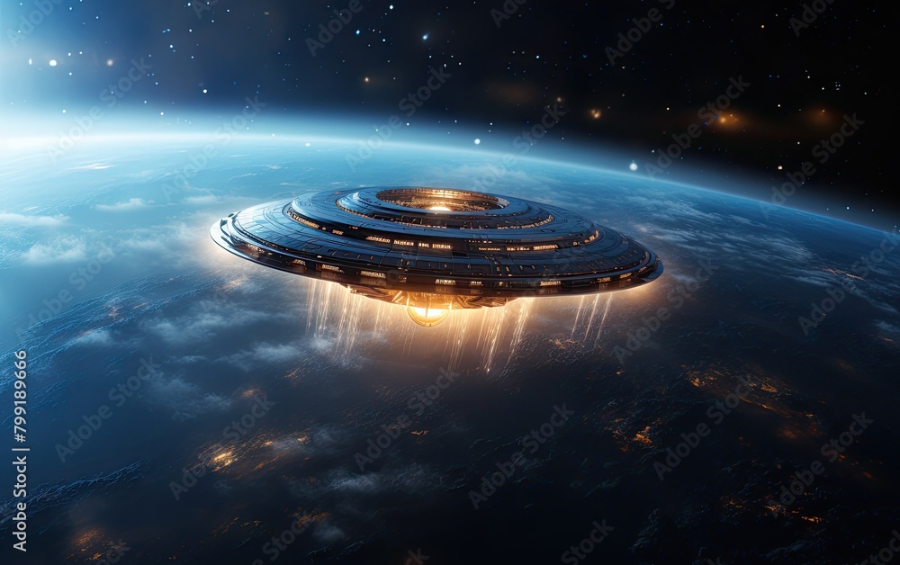 Planets in outer space. Science fiction wallpaper. 3D rendering Planets in outer space. Science fiction wallpaper. 3D rendering