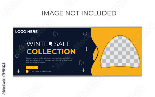 A luxurious and unique facebook cover template for your business.