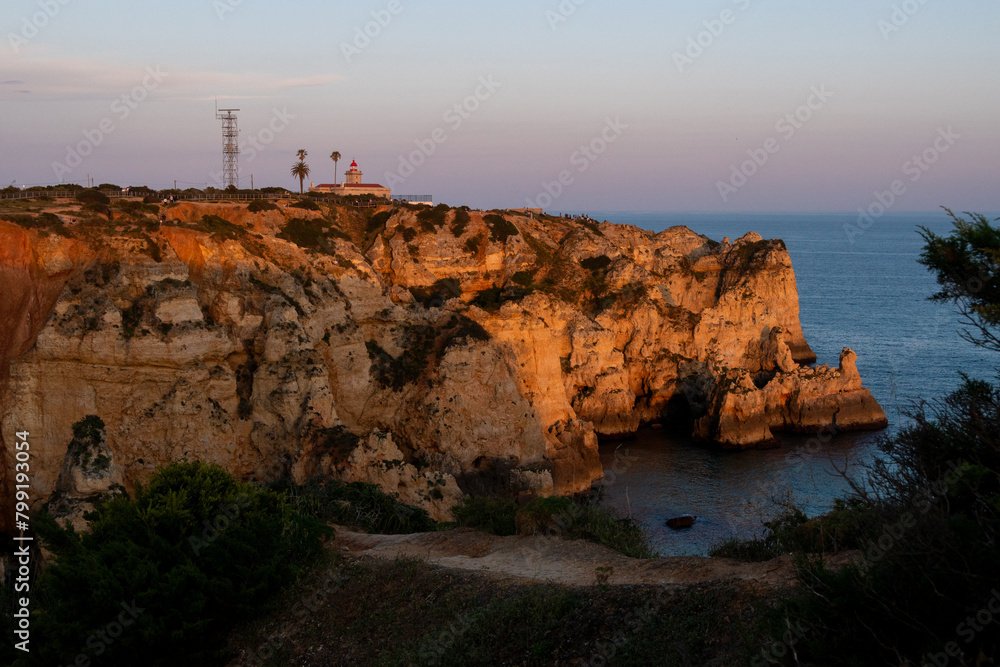 Atardecer en Ponta da Piedade, Algarve, Portugal