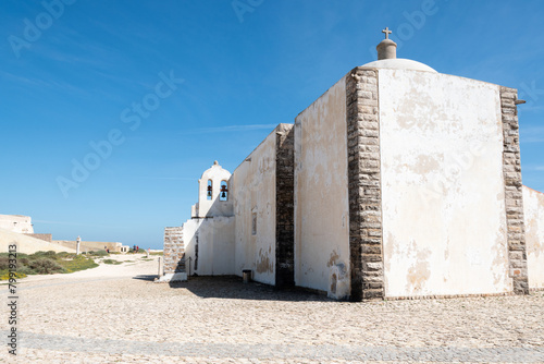 Ermita de la fortaleza de Sagres en el Algarve