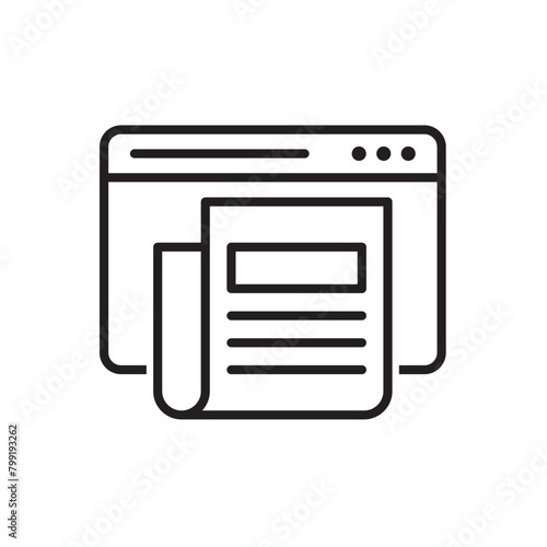 Online News Icon