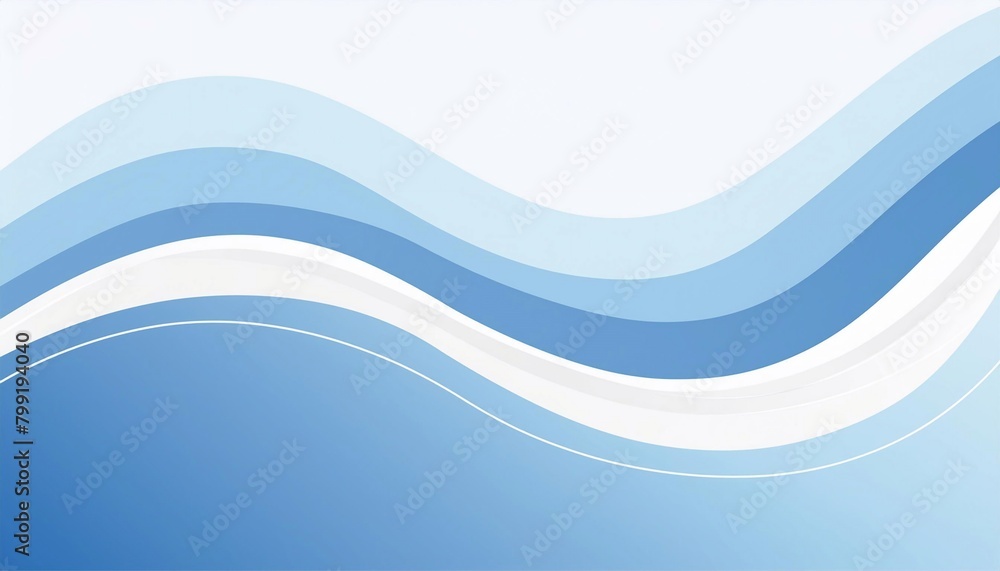 Elegant abstract background with smooth blue and white waves design Elegant abstract background with smooth blue and white waves design