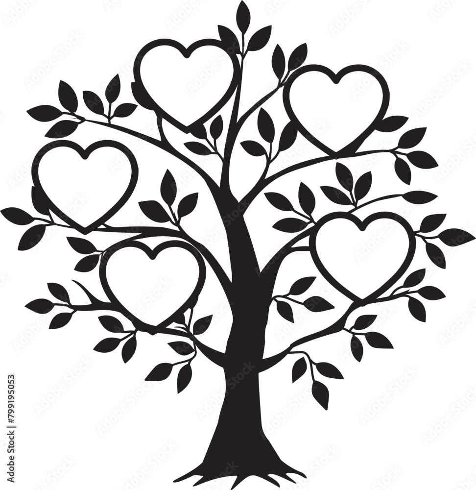 Obraz premium Vector Family Tree