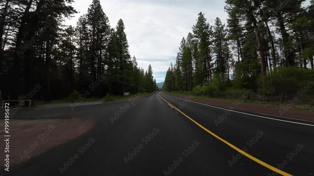 Volcanic Legacy Scenic Byway Odessa 03 Rear View 140 Eastbound Driving Plates Oregon USA Ultra Wide Volcanic Legacy Scenic Byway Odessa 03 Rear View 140 Eastbound Driving Plates Oregon USA Ultra Wide