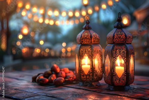 Ramadan Greeting Card, Generative AI © Vig