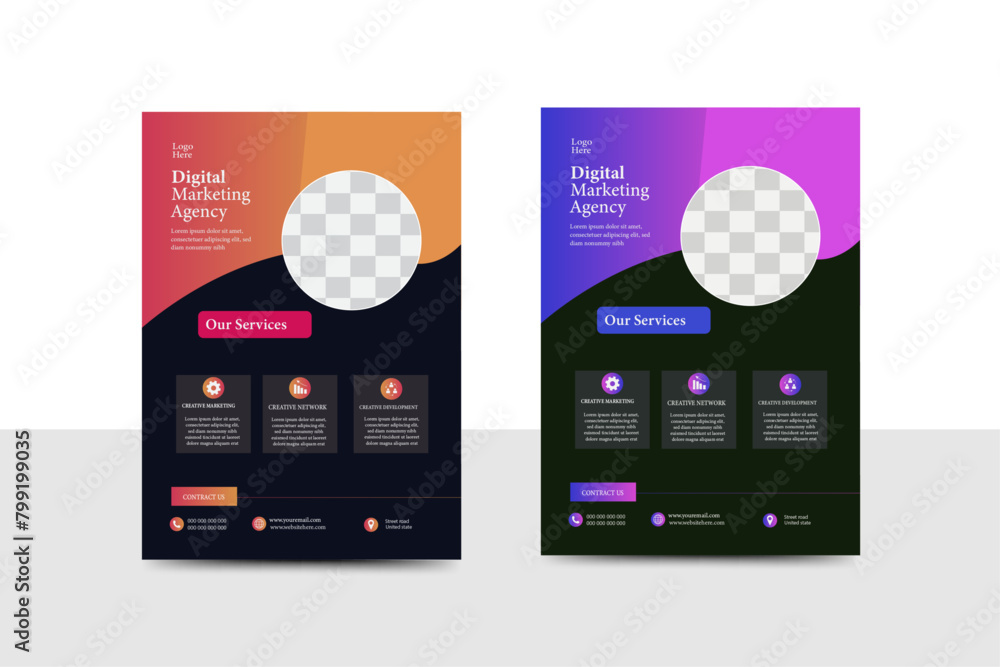 a bundle of templates of a4 flyer. Corporate business flyer template design set with blue, orange,black and white color. marketing, business proposal, cover page, modern template.
a bundle of templates of a4 flyer. Corporate business flyer template design set with blue, orange,black and white color. marketing, business proposal, cover page, modern template.