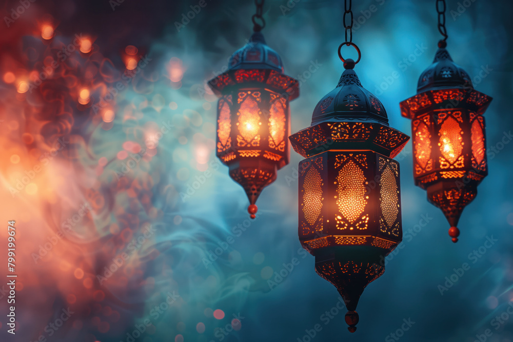 Ramadan Greeting Card, Generative AI