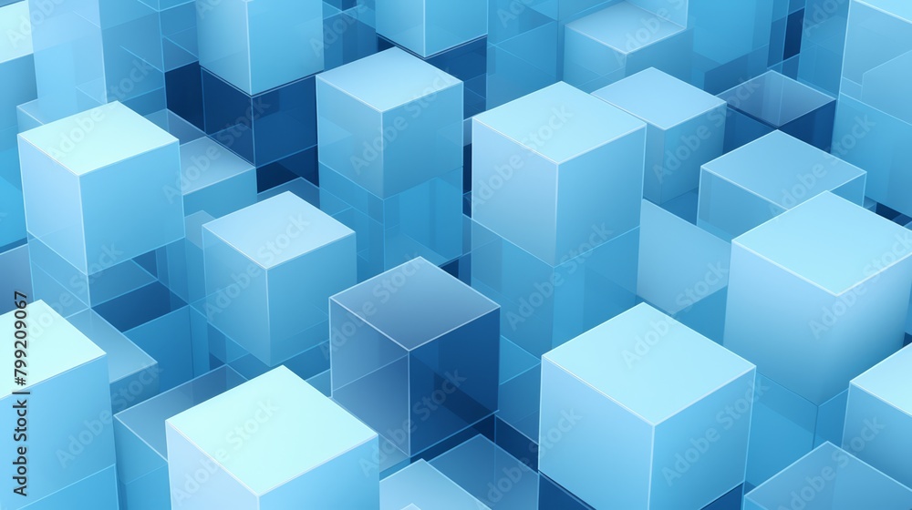 Seamless pattern of 3D cubes, light blue and grey, symbolizing cloud computing and modern technology concepts, Seamless pattern of 3D cubes, light blue and grey, symbolizing cloud computing and modern technology concepts,