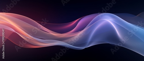 Technology-inspired abstract design with flowing digital waves  minimalist and modern 