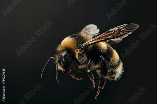 Nahaufnahme: Biene bei der Arbeit © Jibber 