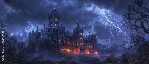 The haunted castle is a great place to visit for those who are looking for a thrill