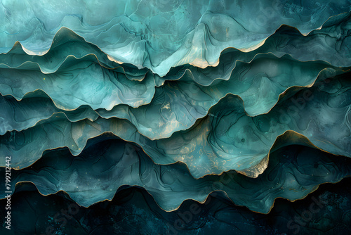 Fine Lines Dance - Watercolor Wallpaper Texture