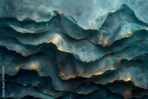 Fine Lines Weave - Watercolor Wallpaper Texture Illustration