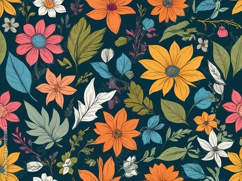 seamless floral background