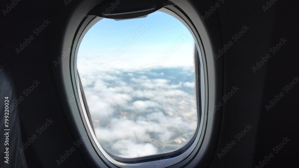 Sky and earth from passenger plane Sky and earth from passenger plane