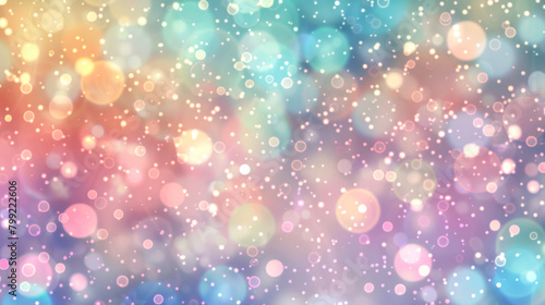 Vibrant abstract background with a soft bokeh effect in a rainbow of colors