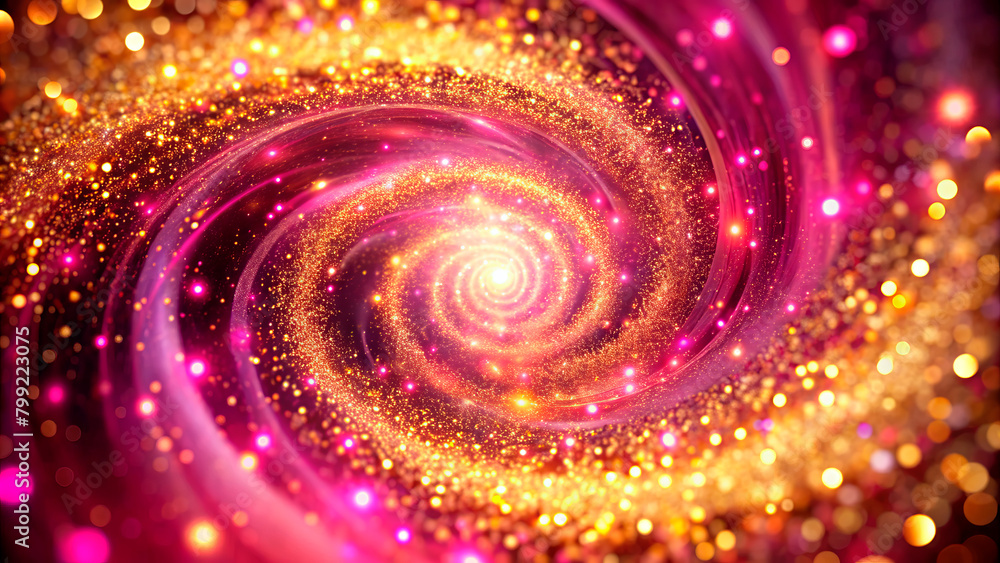 Abstract background with glitter and bokeh Abstract background with glitter and bokeh